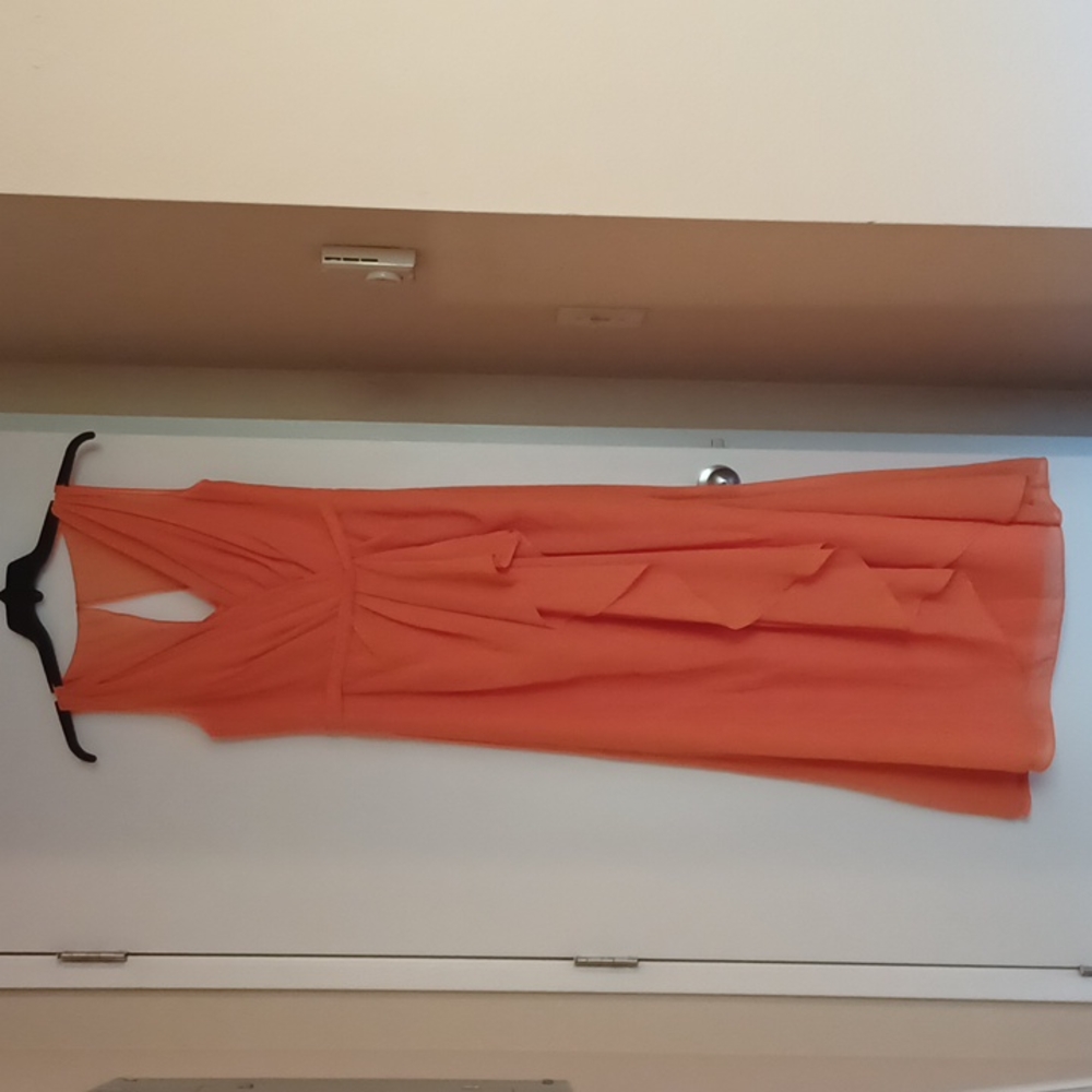 NWOT Orange Formal Floor length Dress